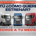 Scania lanza promociones para vender camiones.