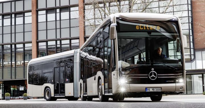 ecitaro G el articulado eléctrico de mercedes Benz