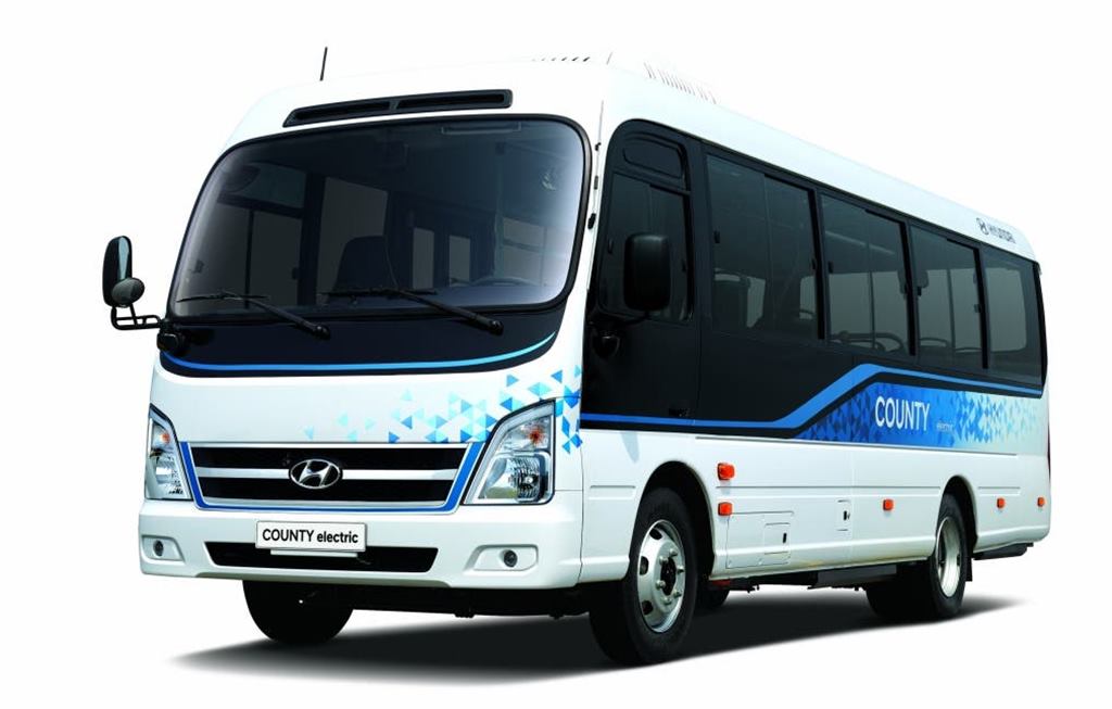 Hyundai estrena bus eléctrico