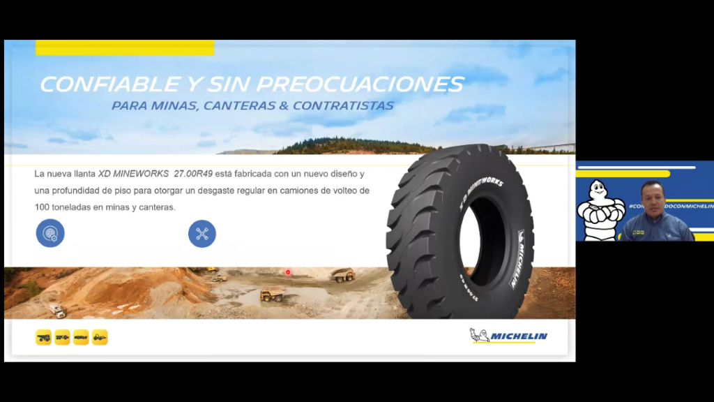 Michelin y su llanta minera