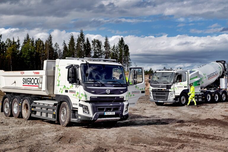 construcción volvo trucks