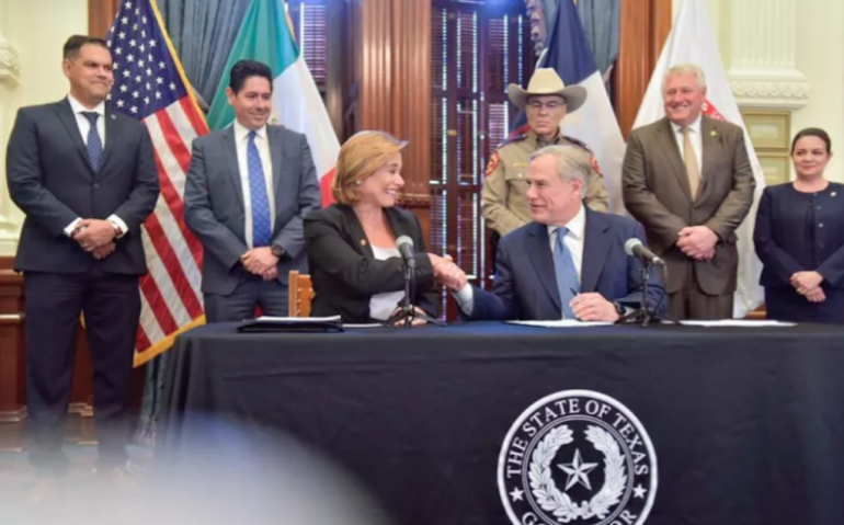 Gobierno de Chihuahua se suma a la firma de acuerdos para agilizar el cruce vehicular en la frontera