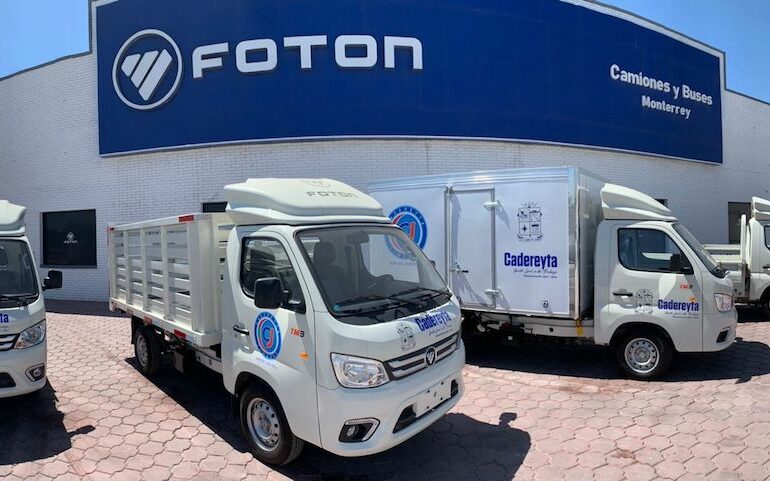 Gobierno de Cadereyta Jiménez adquiere cinco unidades Foton Truck Mate