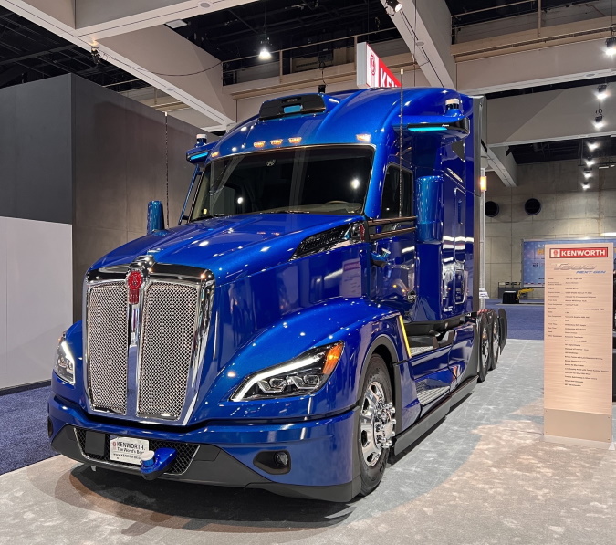 Kenworth exhibe prototipo de T680 Next Gen autónomo 