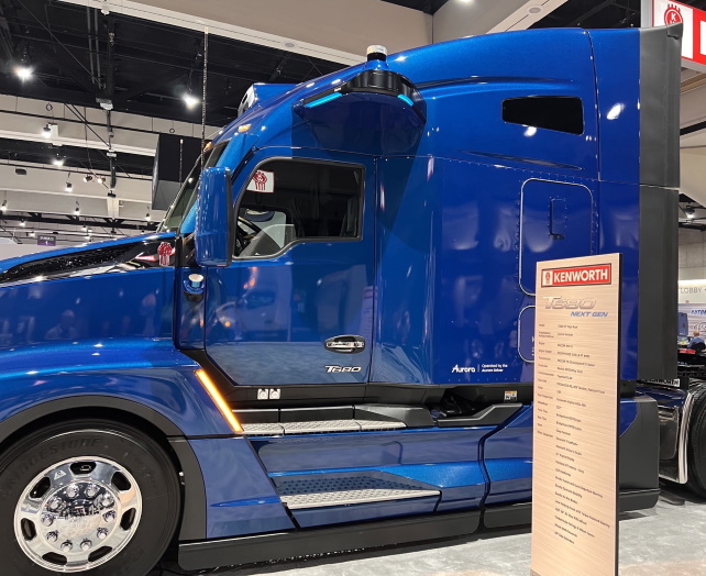 Kenworth exhibe prototipo de T680 Next Gen autónomo 