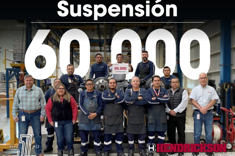 Hendrickson Mexicana produjo la suspensión número 600 mil