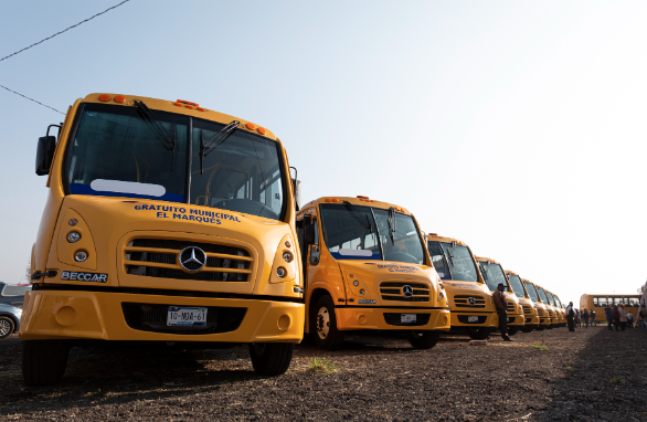 En El Marqués, Querétaro, adquieren 20 autobuses Mercedes-Benz