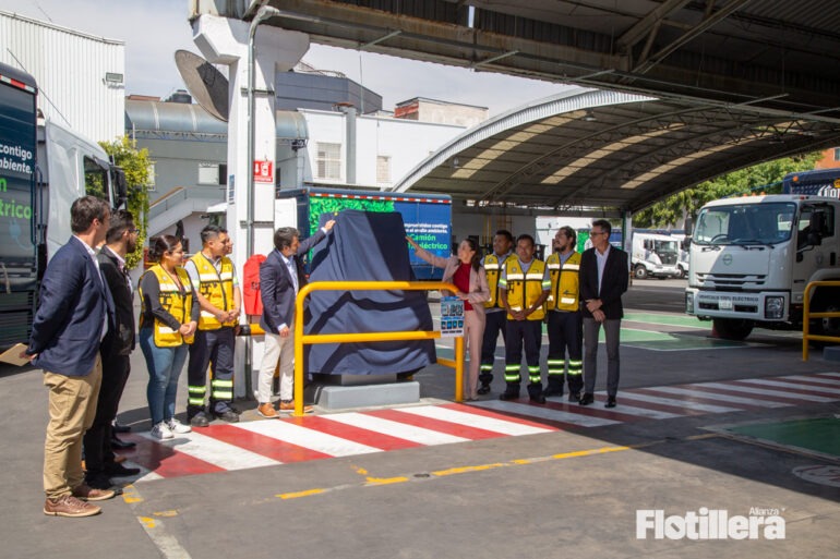 Inauguración electrolinera Grupo Modelo 020 Alianza Flotillera