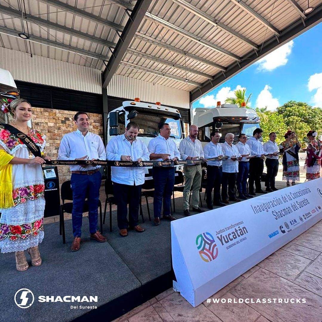 Shacman inaugura concesionaria en Mérida, Yucatán