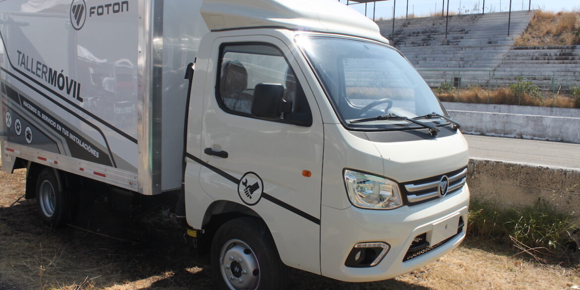 FOTON presenta el taller móvil para mantenimiento de camiones y autobuses