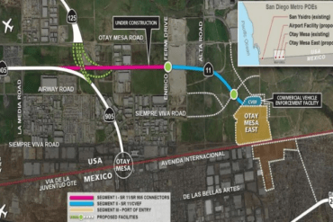 Cruce internacional Mesa de Otay II tendrá 10 carriles para camiones