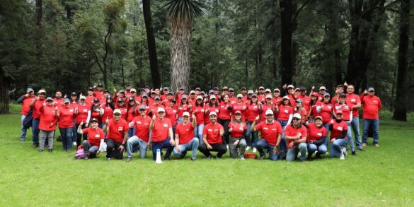 ANPACT realiza trabajos de reforestación en parque de Toluca, Estado de México