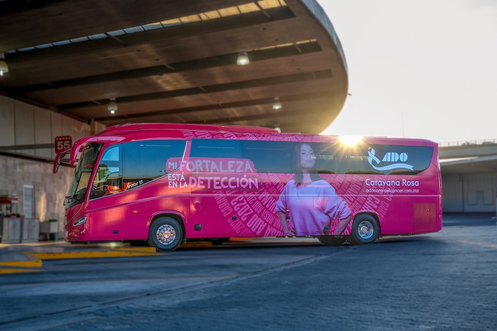 Lanzan la Caravana Rosa ADO para prevenir c ncer de mama Revista