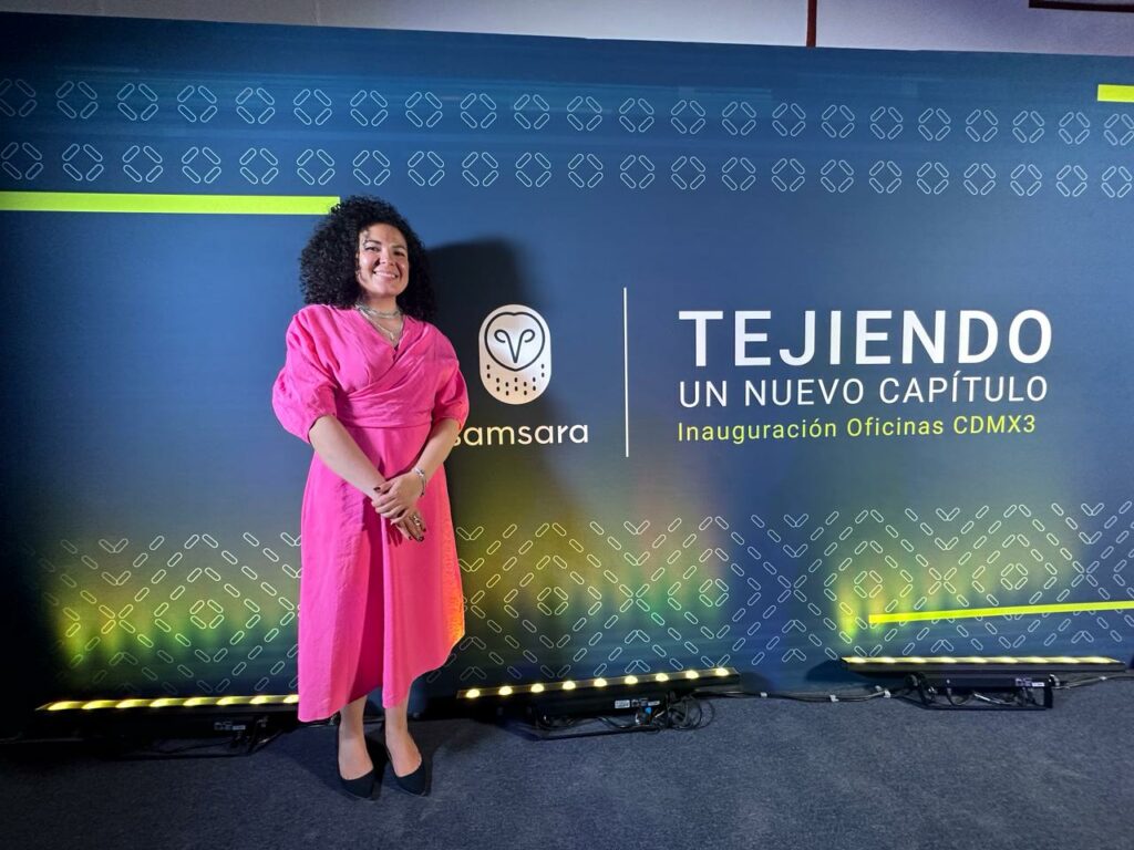 Julia Monroy, Directora Nacional de Ventas y Cuentas Corporativas de Samsara México