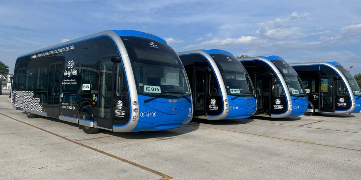 Va y Ven, el sistema de transporte sostenible de Mérida cuenta con 30 unidades eléctricas