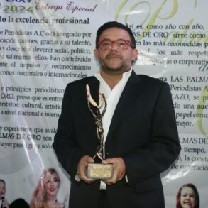 Premian a Gabriel de México con “Palmas de oro”