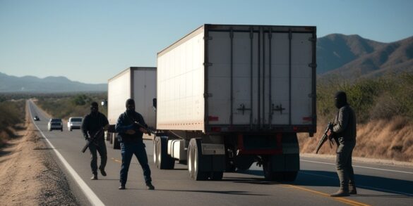 Roban 15 mil camiones en México en 2024: AMESIS.