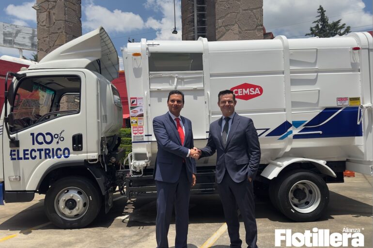 Auteco México y Cemsa lanzan el primer camión recolector de basura 100% eléctrico con ingeniería mexicana