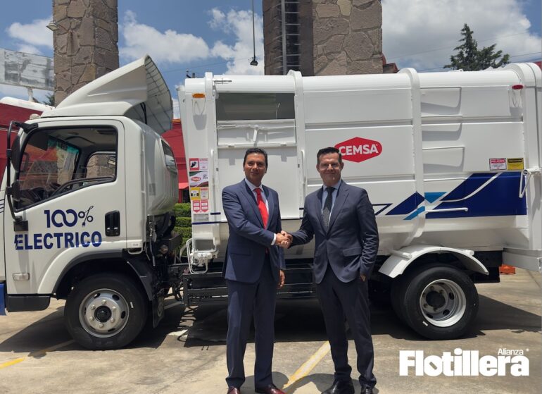 Auteco México y Cemsa lanzan el primer camión recolector de basura 100% eléctrico con ingeniería mexicana