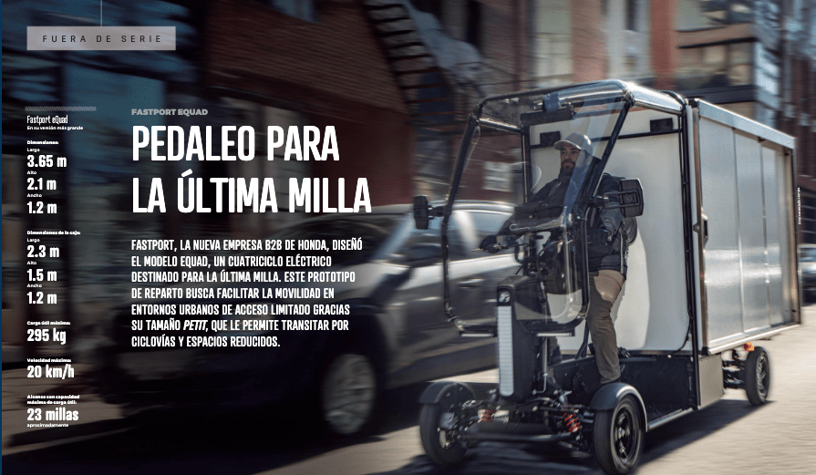 PEDALEO PARA LA ULTIMA MILLA